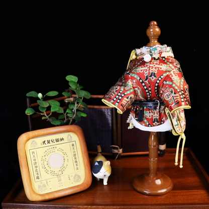 Handwoven Shu Brocade Pet Hanfu – Bespoke Dog & Cat Couture