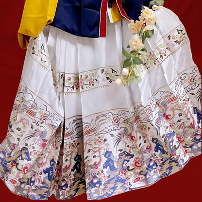 Original ‘Phoenix Perching’ Skirt | Luxury Ming Dynasty Ma Mian Qun Hanfu Evening Gown